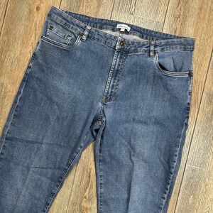 Peter Millar Pilot Mill Denim Jeans Men Size 40x30 Straight Leg Stretch